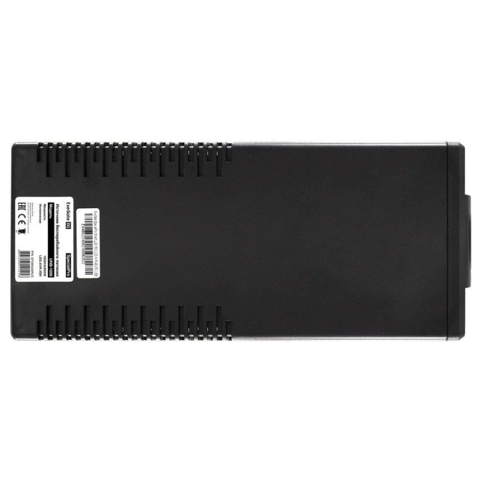 Источник бесперебойного питания ExeGate SpecialPro UNB-1600.LED.AVR.EURO.RJ, 1600ВА, 950Вт