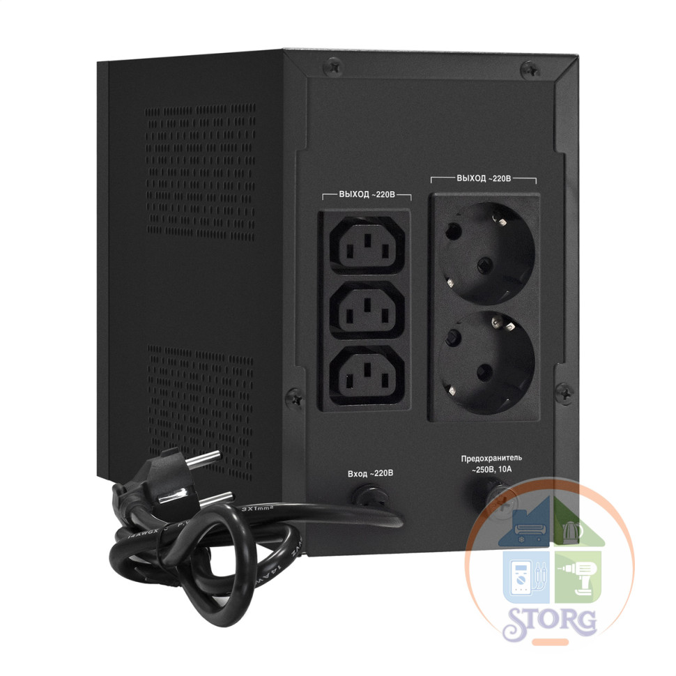 Источник бесперебойного питания ExeGate SpecialPro UNB-1200.LED.AVR.2SH.3C13 (1200VA/750W, 12 мес.гарантия)