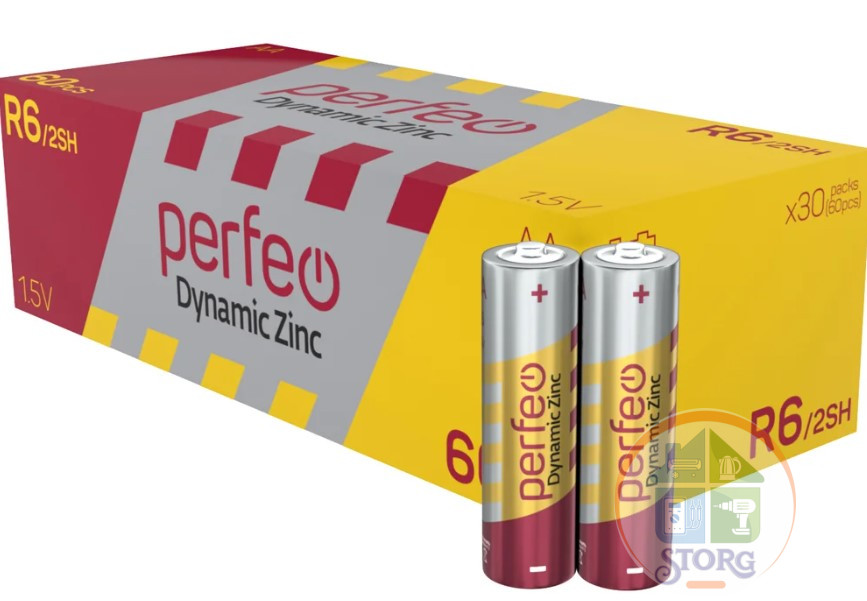 Элемент питания Perfeo R6/2SH Dynamic Zinc 2/60/1200