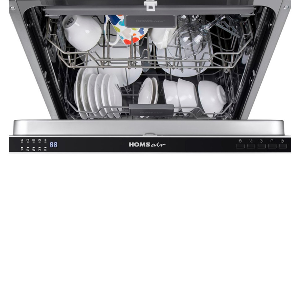 Встраиваемая посудомоечная машина HOMSair DW67M, 59.8см, 14компл., защ. от протеч., 815х598х550мм Встраиваемая посудомоечная машина HOMSair DW67M, 59.8см, 14компл., защ. от протеч., 815х598х550мм