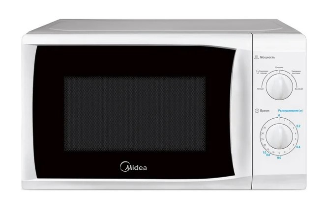 Микроволновая печь Midea MM720CFB ( Белый, 20л, 700Вт/1050Вт)
