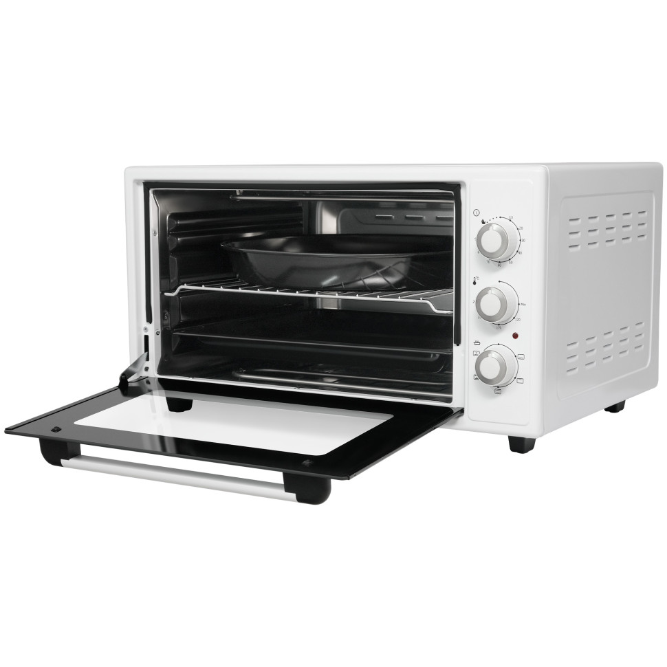 Духовой шкаф OASIS everywhere M-50CW1, Белый, 50л, 1600Вт, Конвекция, 5 реж., 50-250 °С, таймер