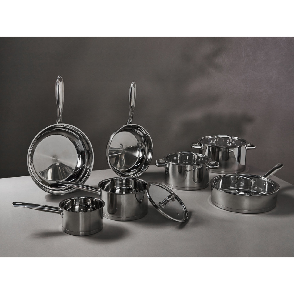 Сковорода Ivlev Chef Royal 28см, индукция, нерж.сталь 18/10