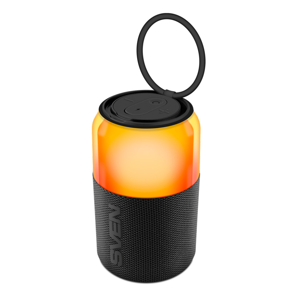 Портативная Bluetooth колонка SVEN PS-130 black (10 Вт, USB, Bluetooth, питание от USB/аккумулятора)