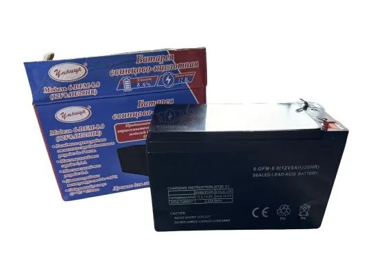 Аккумуляторная батарея S&K 1208 (  12V/8Аh/20HR/6-DFM-8)