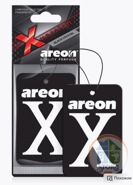 Ароматизаторы для автомобиля AREON ' X-VERSION"BLACK- Black Crystal XV02