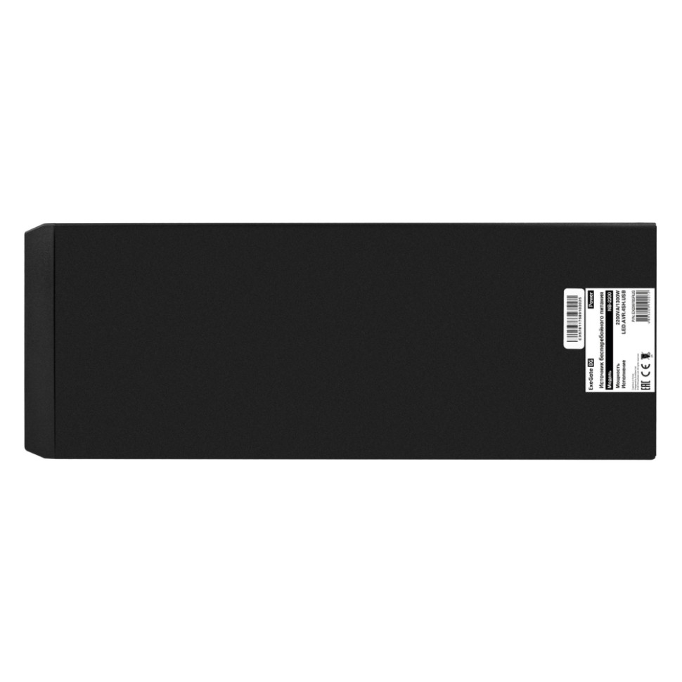 Источник бесперебойного питания ExeGate Power NB-2200.LED.AVR.4SH.USB, 2200ВА, 1300Вт
