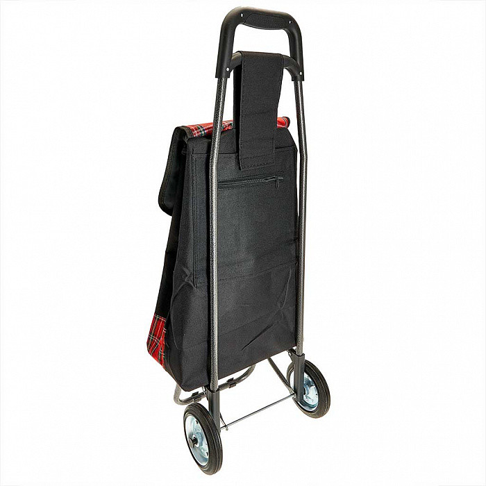 Тележка багажная DELTA DT-120, 50кг, МЕТАЛ колеса, борд с черным (10)