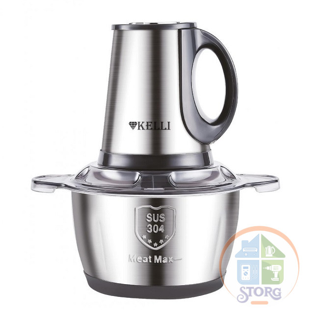 Измельчитель Чоппер KELLI KL-5219, 1200Вт, 1.8л, 2 скорости