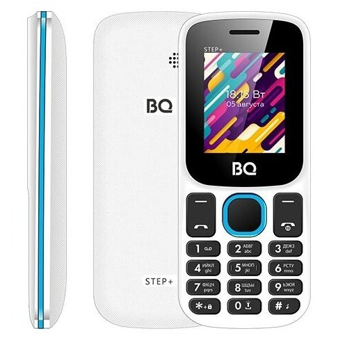 Мобильный телефон BQ 1848 Step+ White+Blue