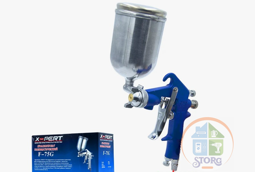 Краскопульт X-PERT (с верхним бачком), №-F75G