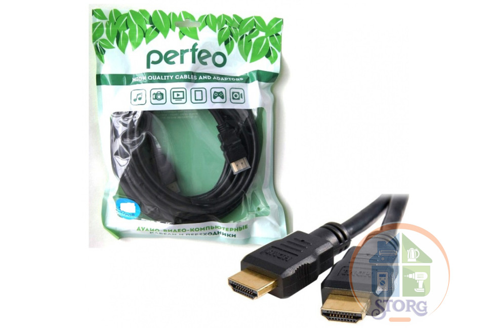 PERFEO Кабель HDMI A вилка - HDMI A вилка, ver.1.4, длина 2 м. (H1003)