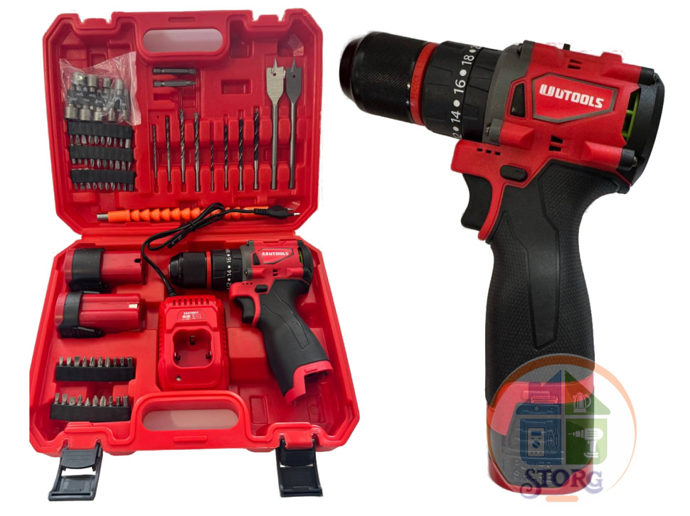 Шуруповерт (Импакт) Milwaukee 16,6v с набором перьями Патрон 13 мм