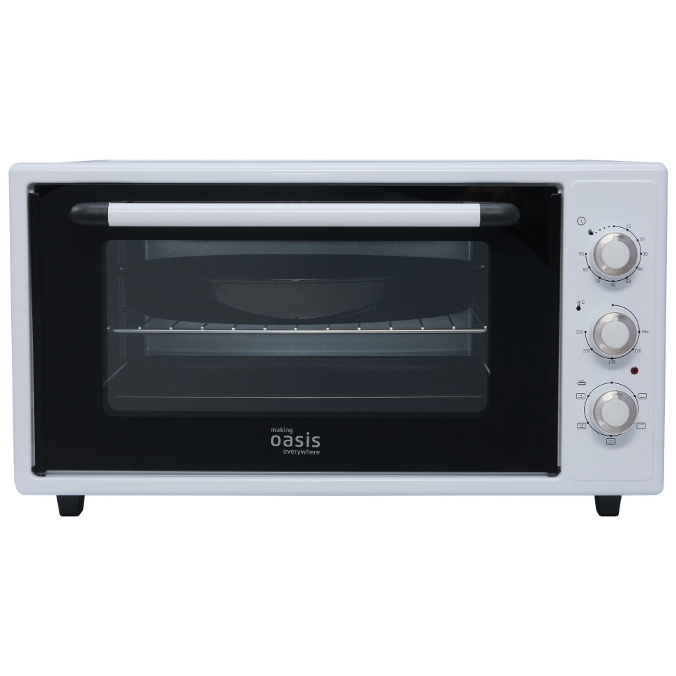 Духовой шкаф OASIS everywhere M-50CW2, Белый, 50л, 1600Вт, Конвекция, 5 реж., 2-е стекло, 50-250 °С