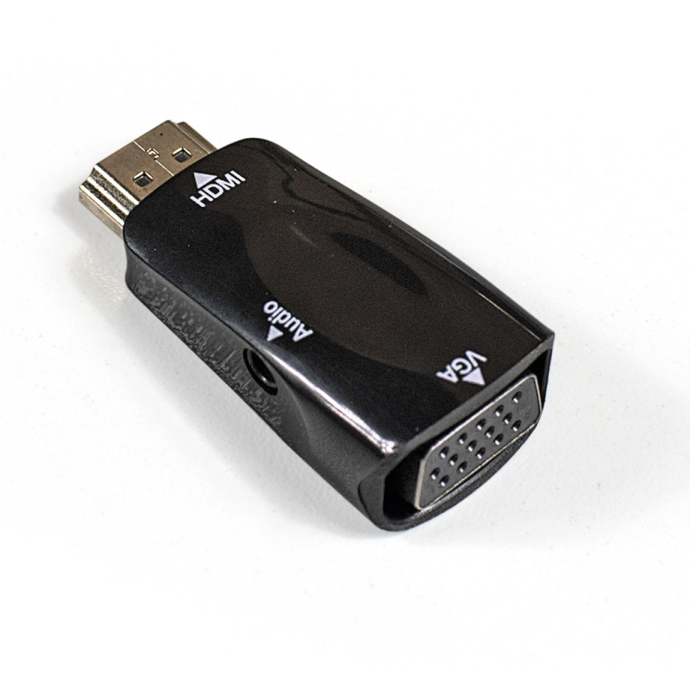 Переходник ExeGate EX284927RUS HDMI-VGA ExeGate EX-HDMIM-VGAF-C (19M/15F)