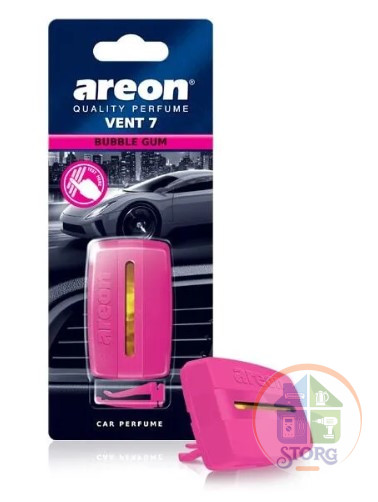 Ароматизаторы для автомобиля AREON "VENT 7" Bubble Gum V707