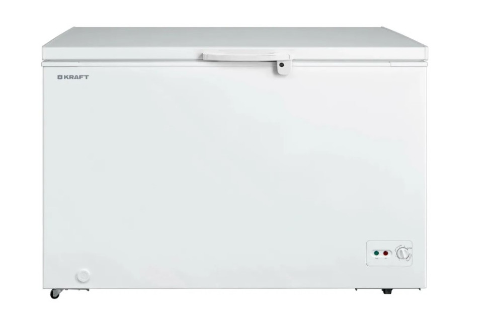 Морозильный ларь KRAFT BD(W)-520QX, 520л/500л, до −24 °C, класс A+, 340 кВт·ч/год, 83,5х142,8х76см
