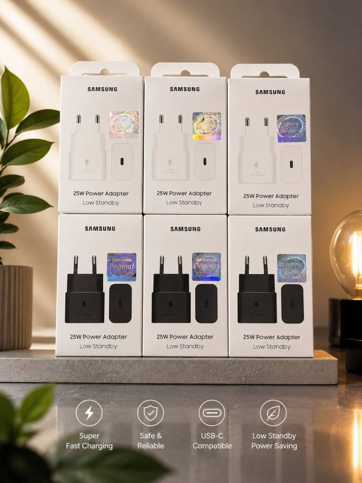 СЗУ Samsung Adapter USB-C 25W Black original ( очень быстрая зарядка  ) NFC