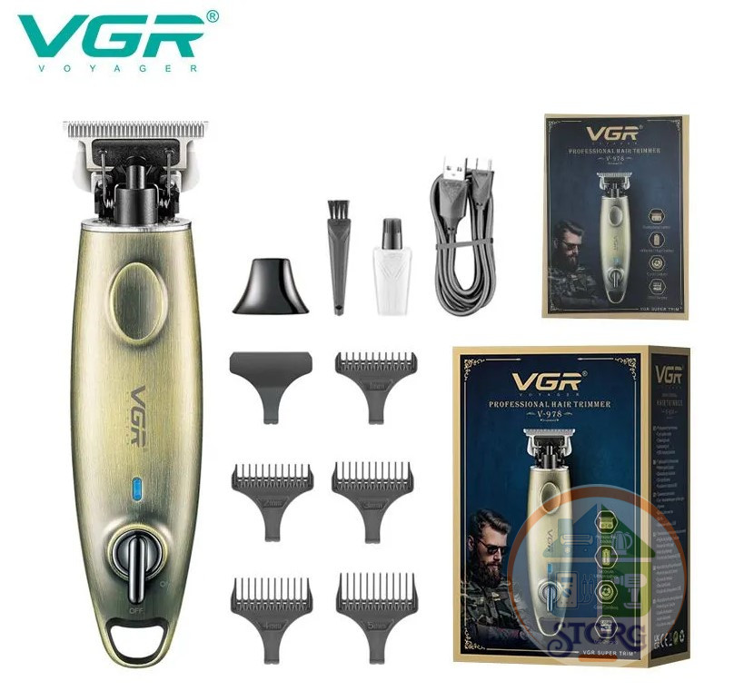 Машинка для стрижки VGR V-978 Professional , 180 мин ,  Барбершоп