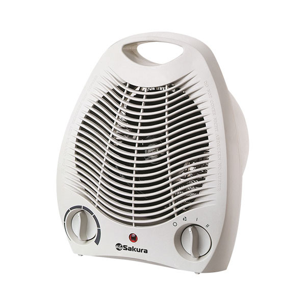 Тепловентилятор SAKURA SA-0500W 2000Вт, спираль, вертикальный, регулируемый термостат, 3 режима работы