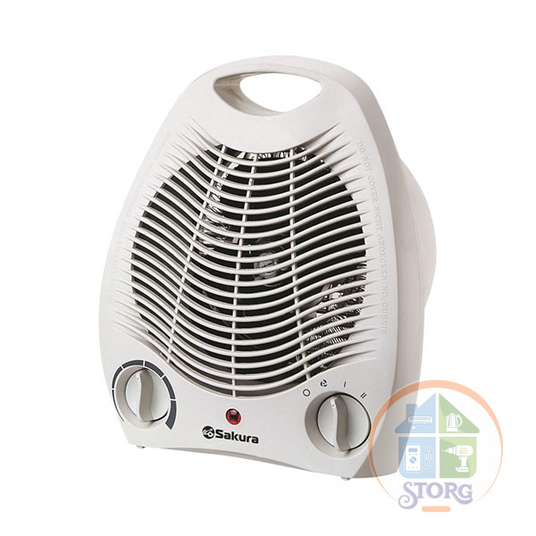 Тепловентилятор SAKURA SA-0500W 2000Вт, спираль, вертикальный, регулируемый термостат, 3 режима работы
