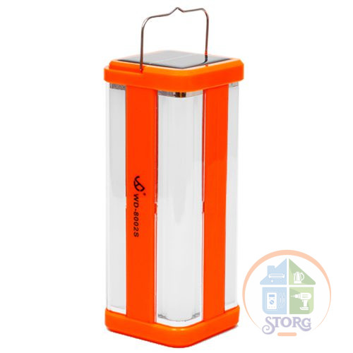 Кемпинговый фонарь ИСКРА WD-8002S Orange, 2 Режима свечения, Встроенный аккумулятор