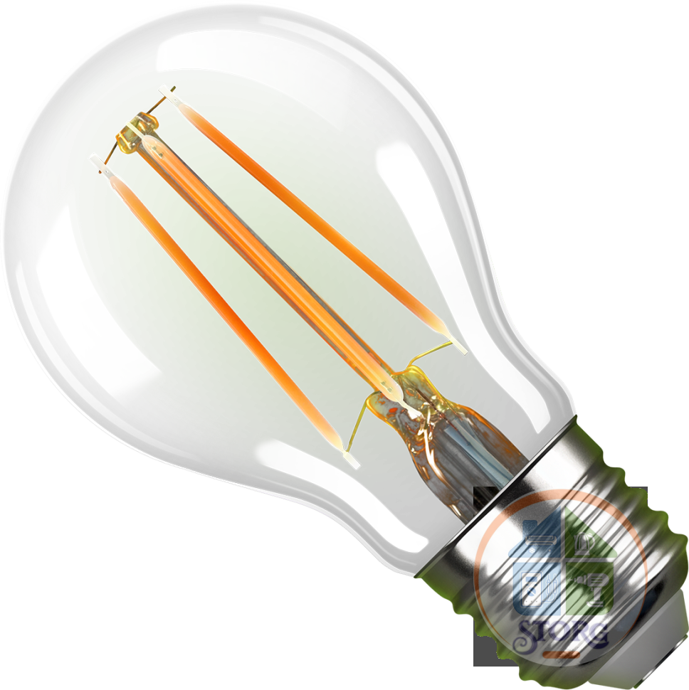 Фитолампа REV LED для растений А60 E27 7W FILAMENT, 575-650Нм, PPF>10