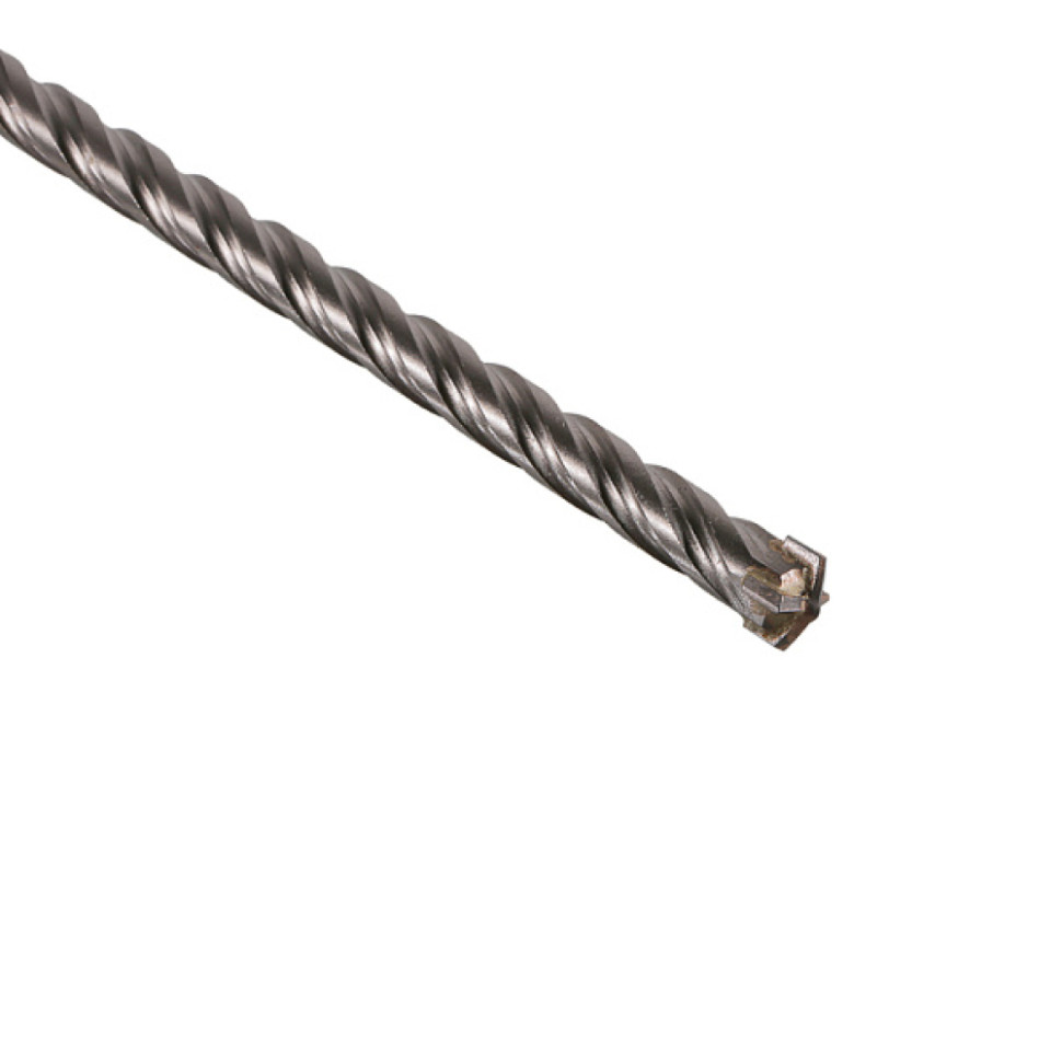 Бур SDS+ Hanskonner H9019-C12-310, 12×310 мм, крестовой резец, S4 спираль, QUADRO POWER