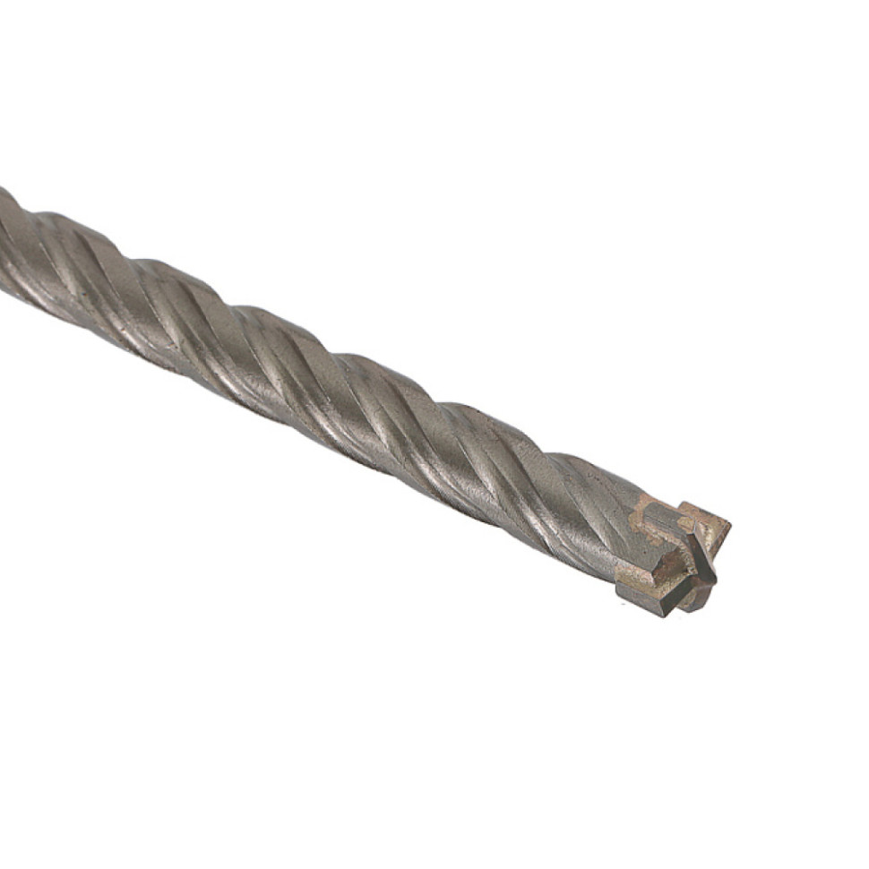 Бур SDS+ Hanskonner H9019-C12-310, 12×310 мм, крестовой резец, S4 спираль, QUADRO POWER