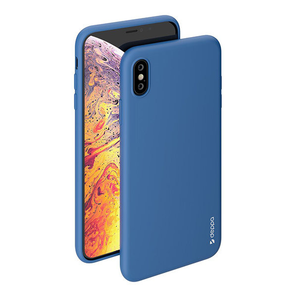 Чехол Deppa Чехол Air Case для Apple iPhone Xs Max, синий, Deppa