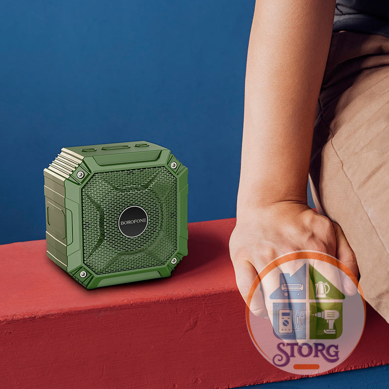 Портативная колонка Borofone BP6 Kody sports (army green)