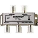 Делитель под F-разъем на 4 TV, Schwaiger VTF 7824 (Сделано в Германии)