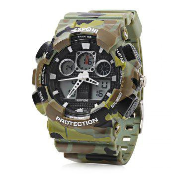Часы электронные EXPONI 3261 (black-green) Часы электронные EXPONI 3261 (black-green)