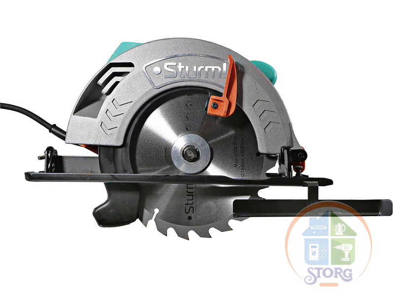 Пила циркулярная Sturm! CS51185, 1600Вт, ТПД 185х20мм, пропил 59мм, сбор пыли