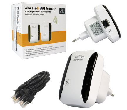 WIFI Усилитель (Repeater) LP-LINK WR03 220V 300Мбит/с 802.11B Black