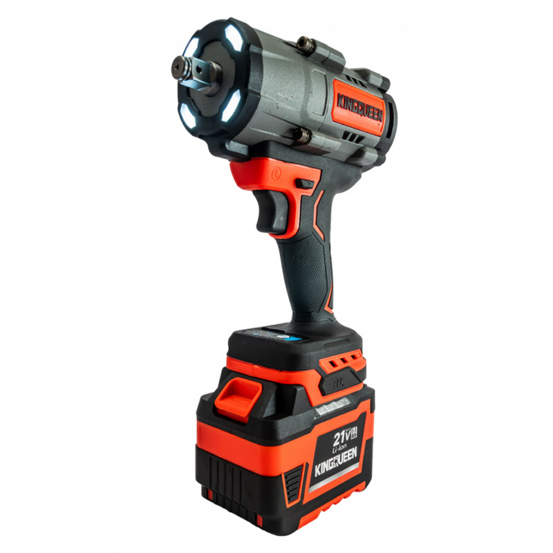 Гайковерт бесщеточный KINGQUEEN 2 АКБ 21В, 1/2, 1000N/m, KQ-288