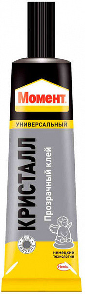 Клей "Момент Кристалл", 30 мл, в шоу-боксе (120) (873873)