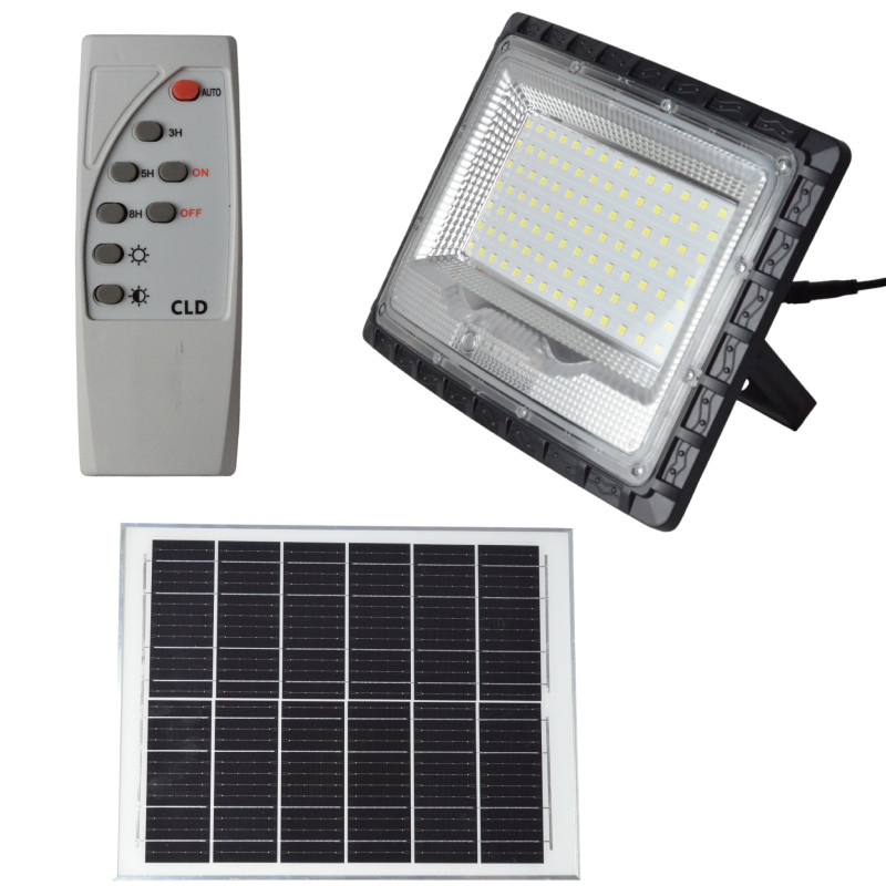 Прожектор SPARTUM CURVED на солнечной панели 150W/15000mAh (овал) с пультом ДУ