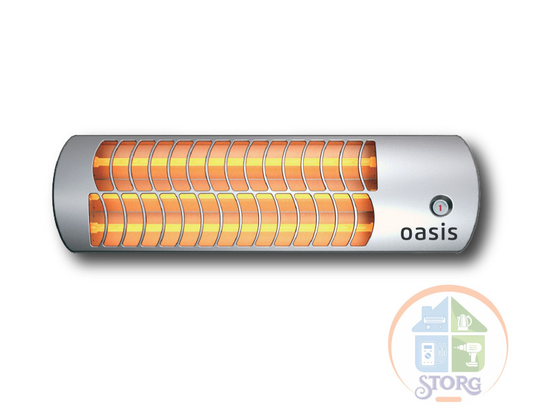 Обогреватель инфракрасный IV-18 "Oasis", 600/1200/1800Вт, площадь обогрева 18м² ОБМЕННАЯ ГАРАНТИЯ