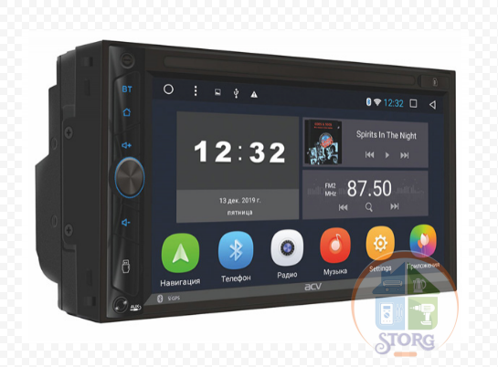 2Din мультимедийная станция ACV AD-7200 Android/GPS/Wi-Fi/1Gb/16Gb навигационная станция