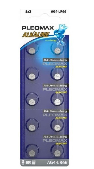 Элемент питания SAMSUNG PLEOMAX AG4 (377) LR626, LR66 Button Cell (10/100/1000/98000)