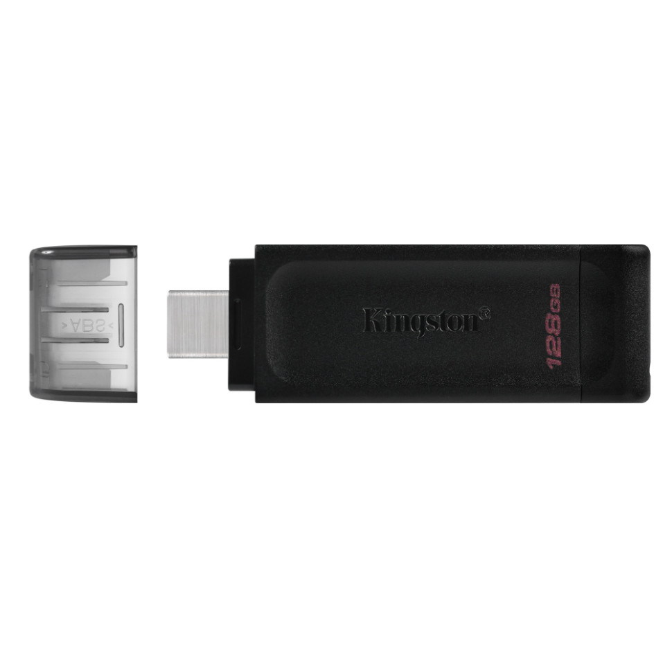 USB флеш-накопитель Kingston DataTraveler (DT70/128GB) 128Gb, Черный