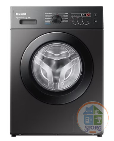 Стиральная машина Samsung WW65AG4S20CXLP темно-серый 6,5кг, 1200 об/мин, инветорный мотор , пар