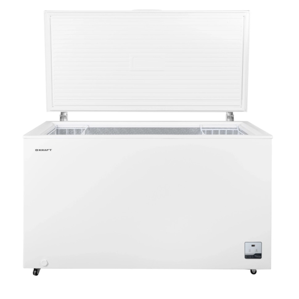 Морозильный ларь KRAFT BD (W)-460BLR, Белый, 422л, 28кг/сут, инверт.мотор, 136,5х73х83,5см