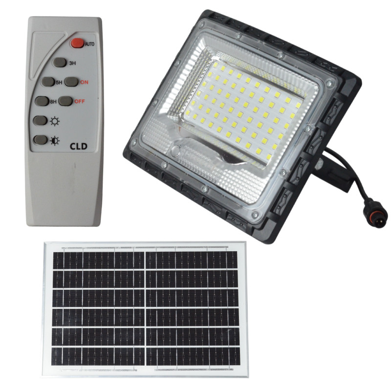 Прожектор SPARTUM CURVED на солнечной панели 50W/5000mAh (овал) с пультом ДУ