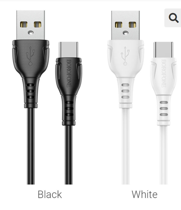 USB Кабель BOROFONE BX51 Triumph charging data cable for Lightning (black)
