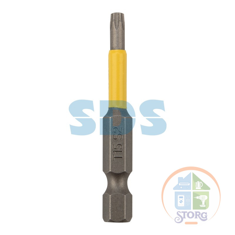 Бита для шуруповерта Torx T15х50 мм (2 шт./уп.) Kranz