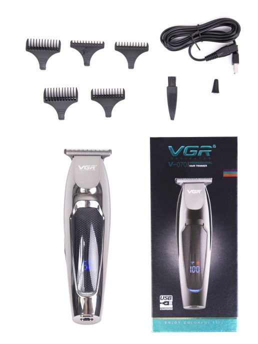 Машинка для стрижки VGR Professional V-070 аккум.85 Минут
