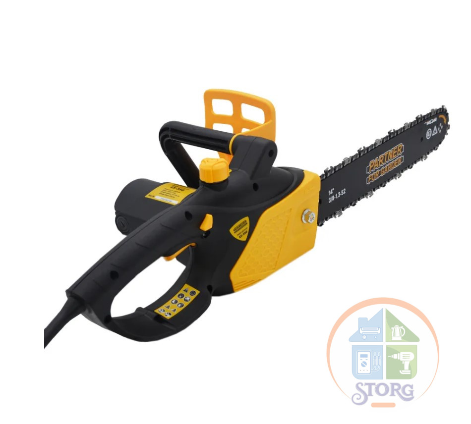 Пила цепная электрическая PARTNER FOR GARDEN ES 405,220в, 2000Вт, 16"-40 см, цепь 3/8-13-57