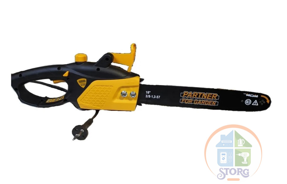 Пила цепная электрическая PARTNER FOR GARDEN ES 405,220в, 2000Вт, 16"-40 см, цепь 3/8-13-57